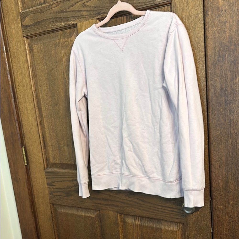 MTA Sport Pink Crew Neck Sweater Soft Fabric